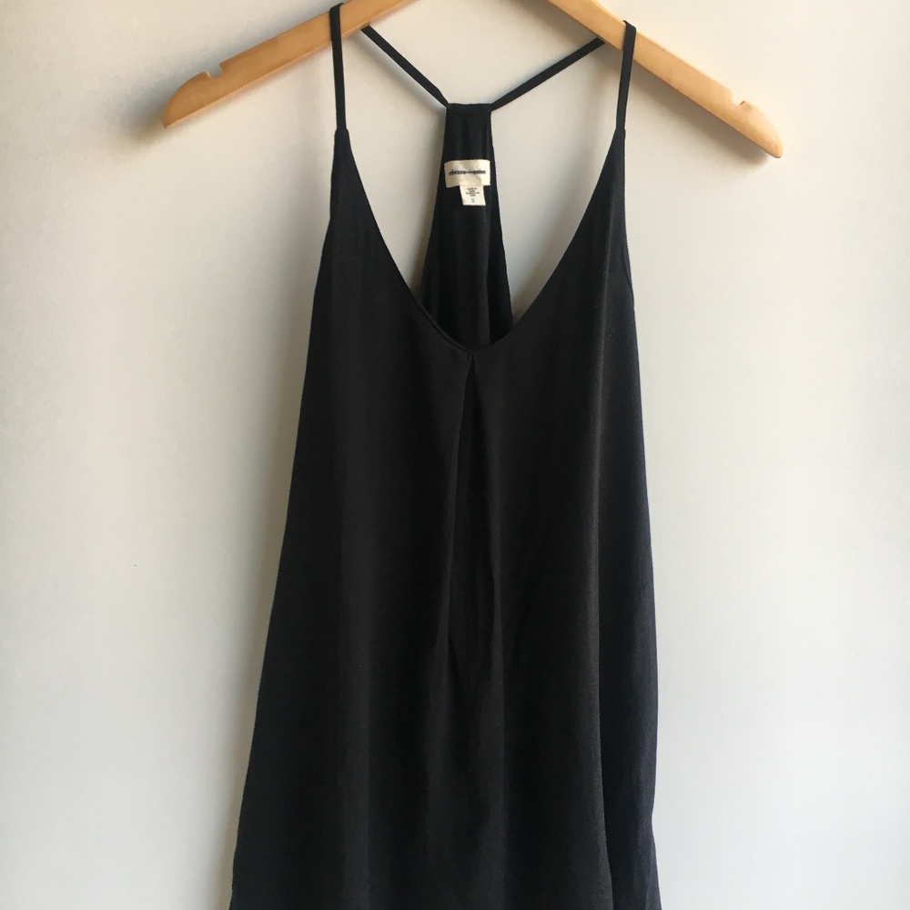 Silence + noise Black Racerback Sleevless Tunic